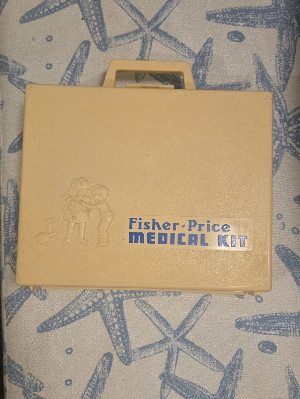 Fisher-Price Vintage 1970's Medical Kit Toy Pretend Play Doctor Nurse Kit